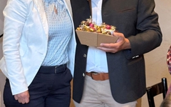 Bürgermeisterin Grassi Und Klaus Gebauer