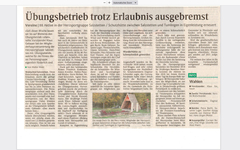 Presseartikel Schwabo Mitgliederversammlung 2020