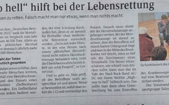 Wiederbelebungsschulung Schwabo